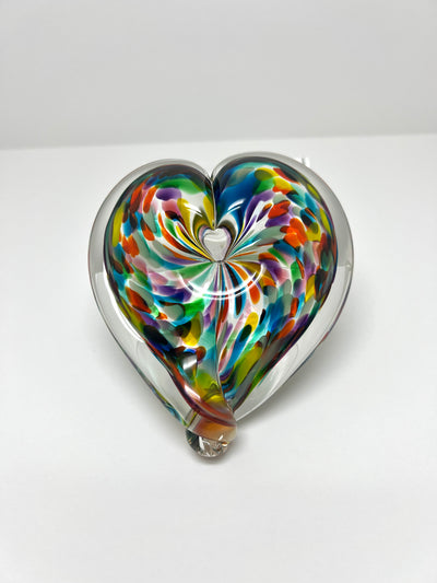 Unity in Glass Heart-shaped Paperweight Package