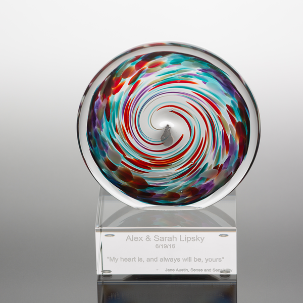 Unity in Glass Engraved Aurora Package