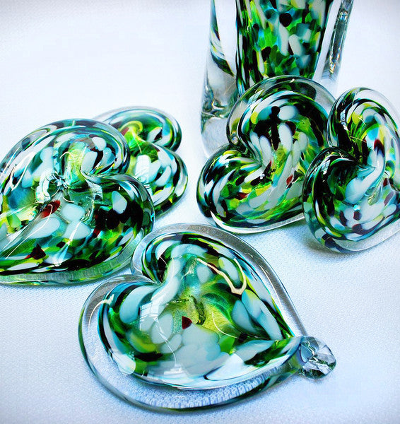 Heart paperweight Murano Glass Collection